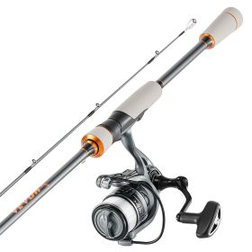 VEVOR Rod and Fishing Reel Combo, IM6 Fiberglass & Carbon Fiber Spinning Rod and Reel Combo, Bass Fishing Pole with 6.5 ft Two-Piece Rods VEVOR Rod and Fishing Reel Combo, IM6 Fiberglass & Carbon Fiber Spinning Rod and Reel Combo, Bass Fishing Pole with 6.5 ft Two-Piece Rods